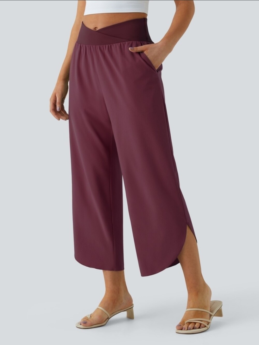 Halara Breezeful High Waisted Crossover Quick Dry Pants
